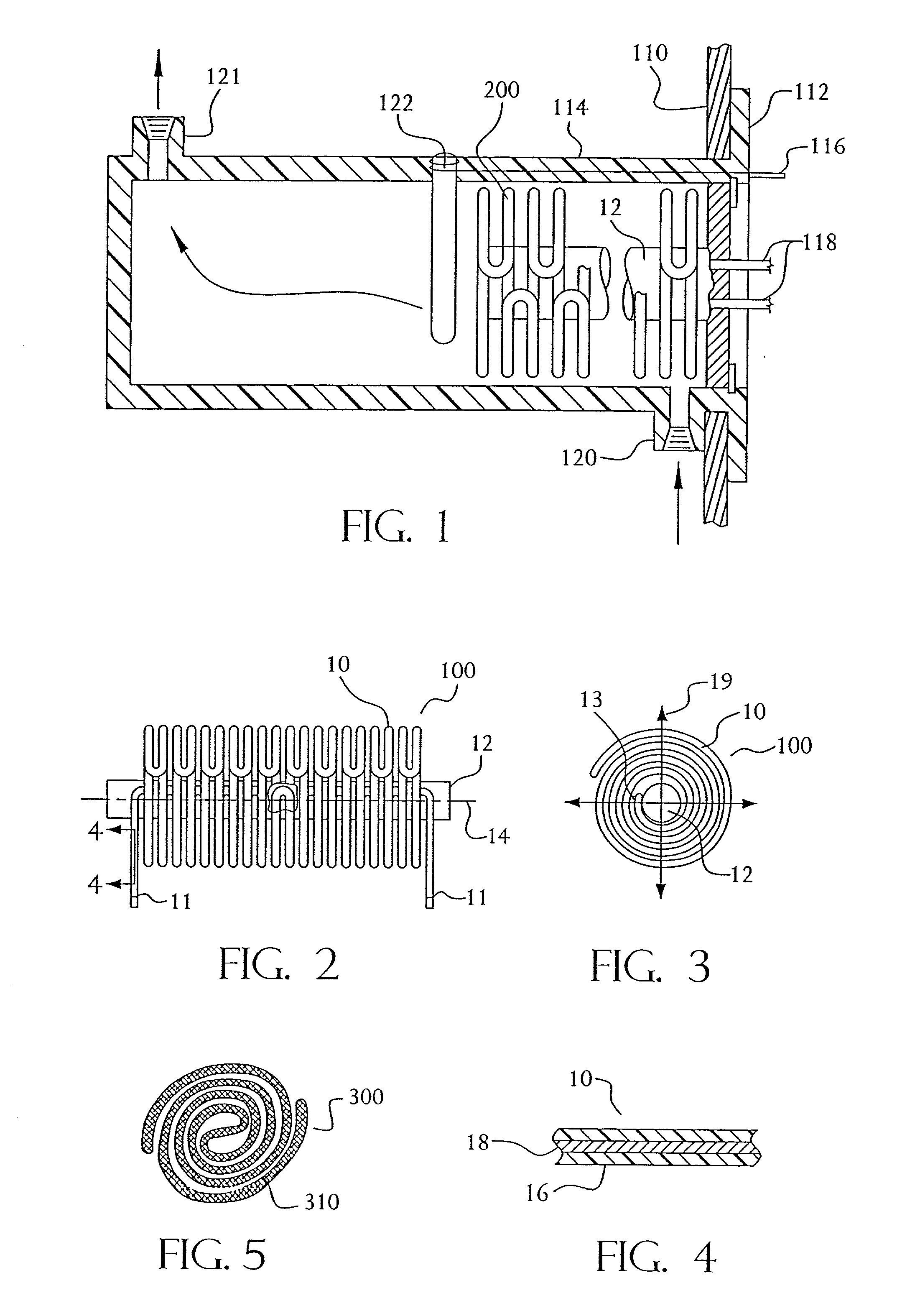 Small diameter low watt density immersion heating element