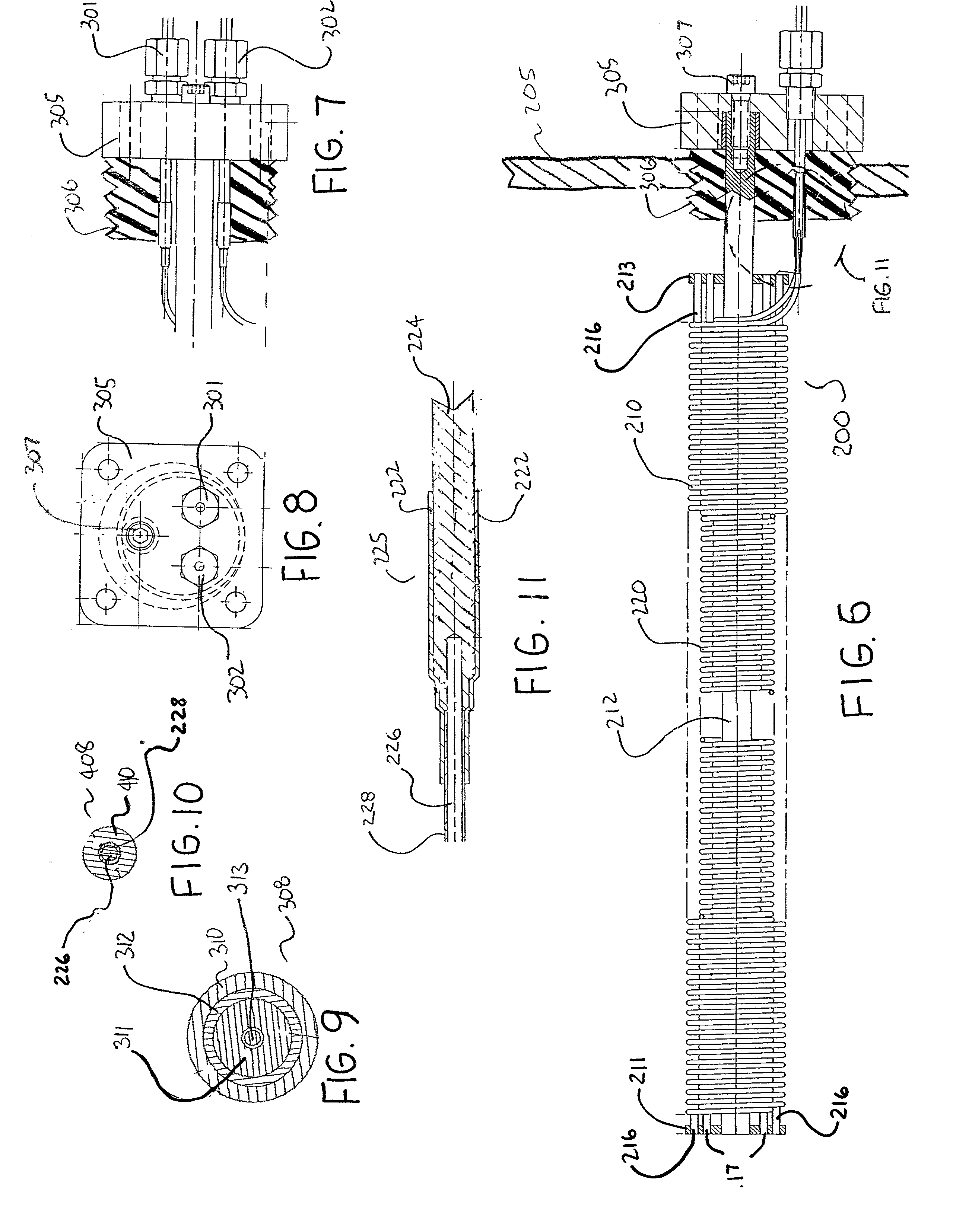 Small diameter low watt density immersion heating element