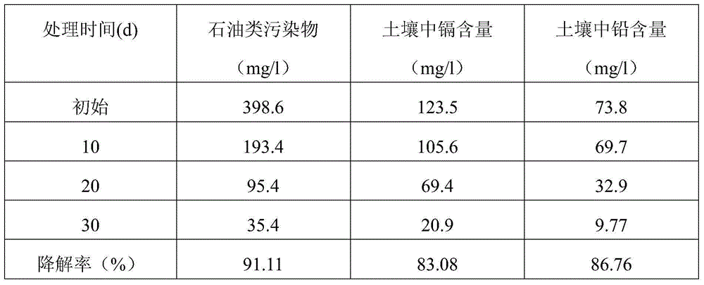 Preparation method and using method of novel biological soil remediation agent