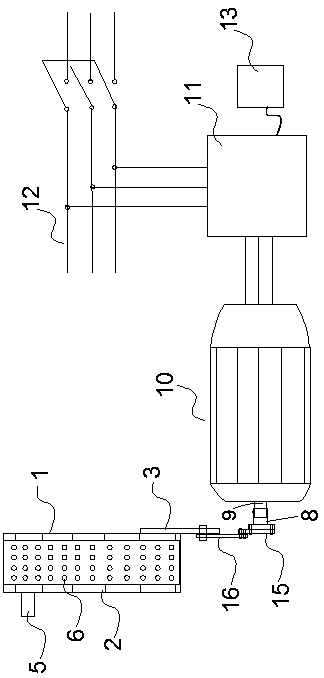 A reciprocating screen slot automatic transmission device