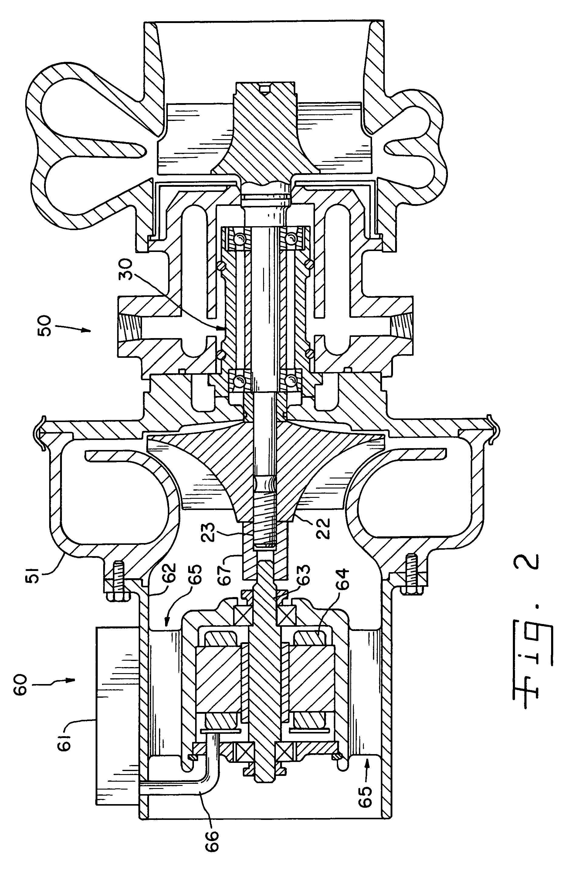 Bearing system for high-speed rotating machinery