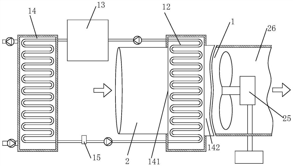 Solar air source heat pump