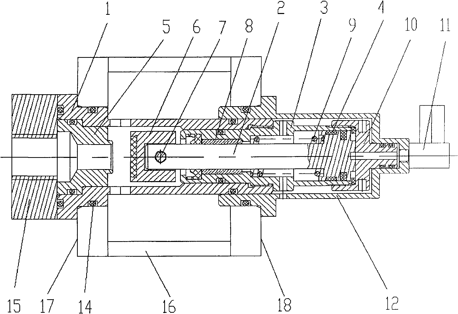 Air cylinder type injection valve