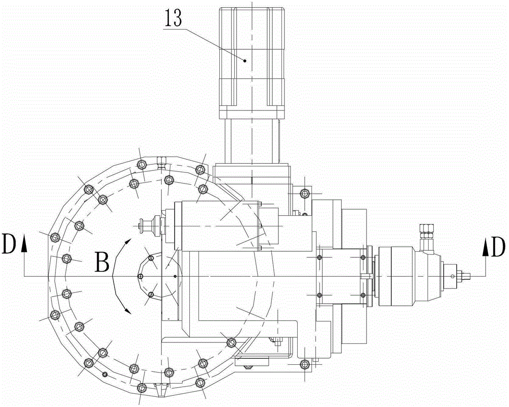 Numerical control gear grinding machine