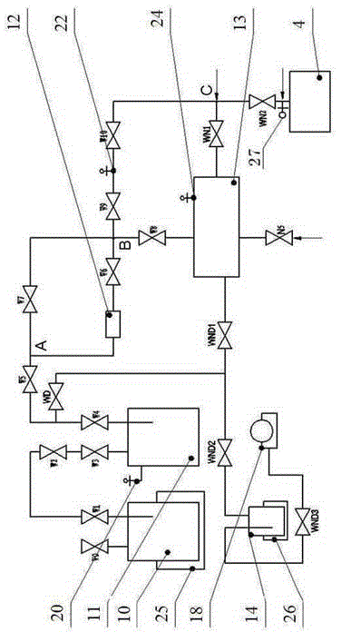 Batching method for gas state materials