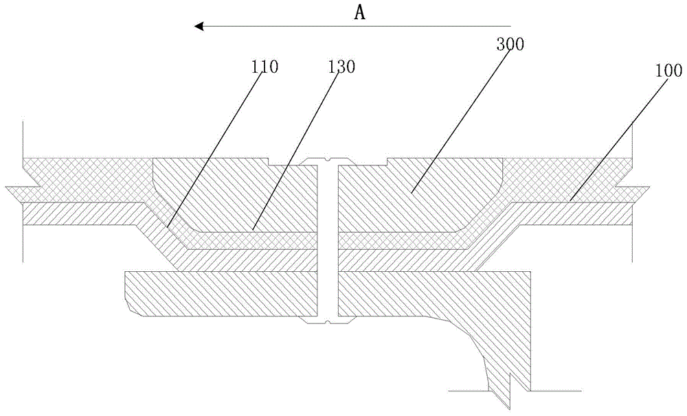 Jet stream acoustic lining protective panel