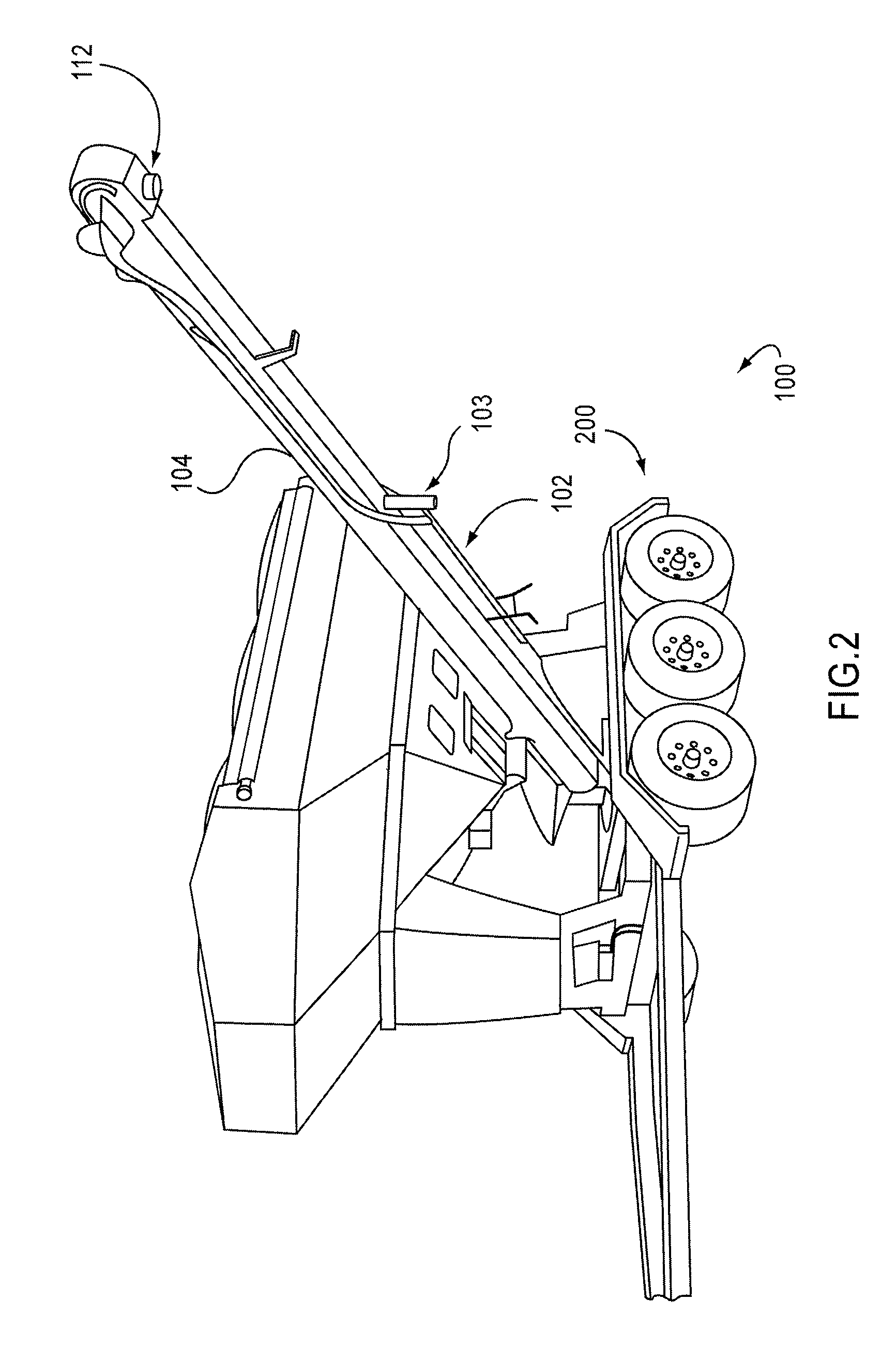 Seed carrier with pivoting conveyor