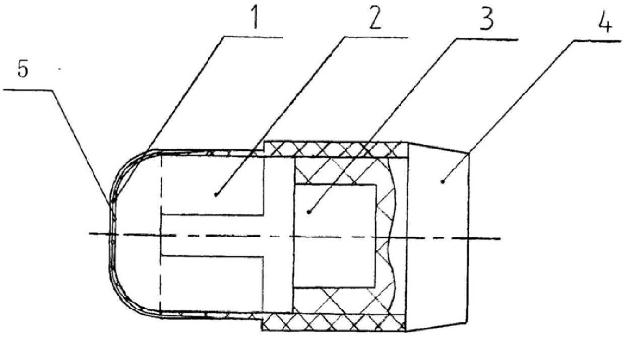 A low-power high-precision dyed warhead