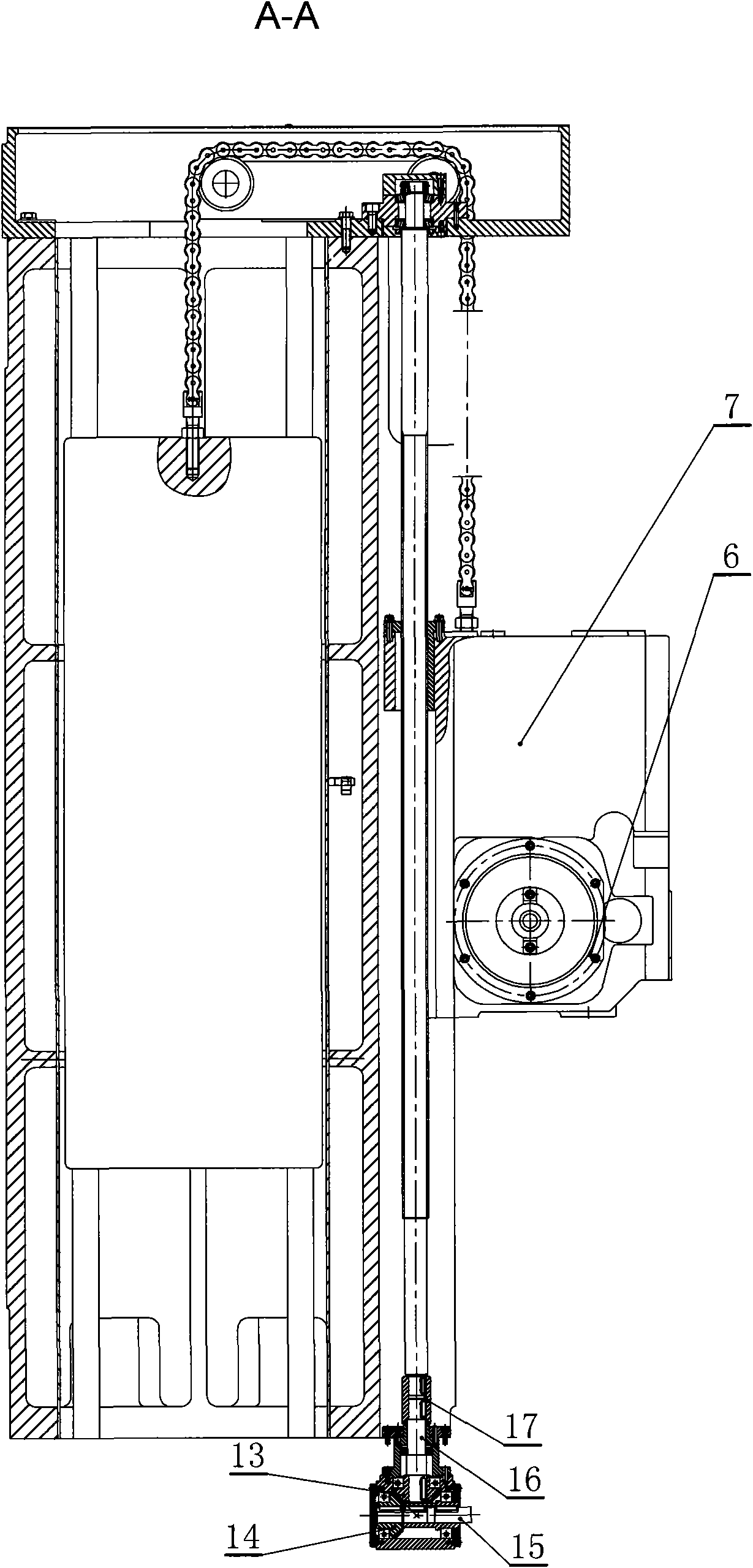 Double headstock bed type milling machine