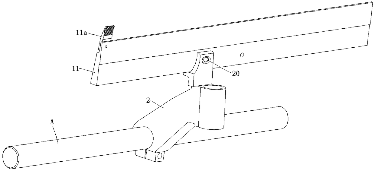 A kind of knitting transmission mechanism of warp knitting machine