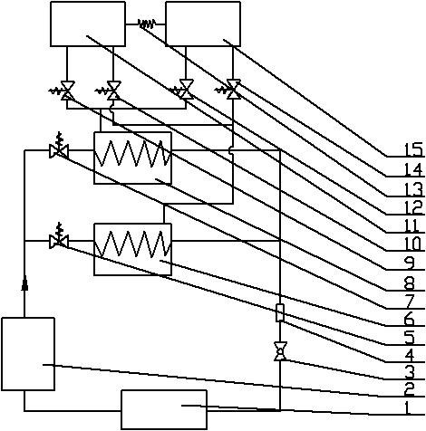 Cooling type absorption heat recovery air conditioner