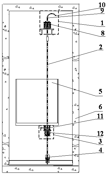 Anti-falling brake-buffer system for mining express elevator