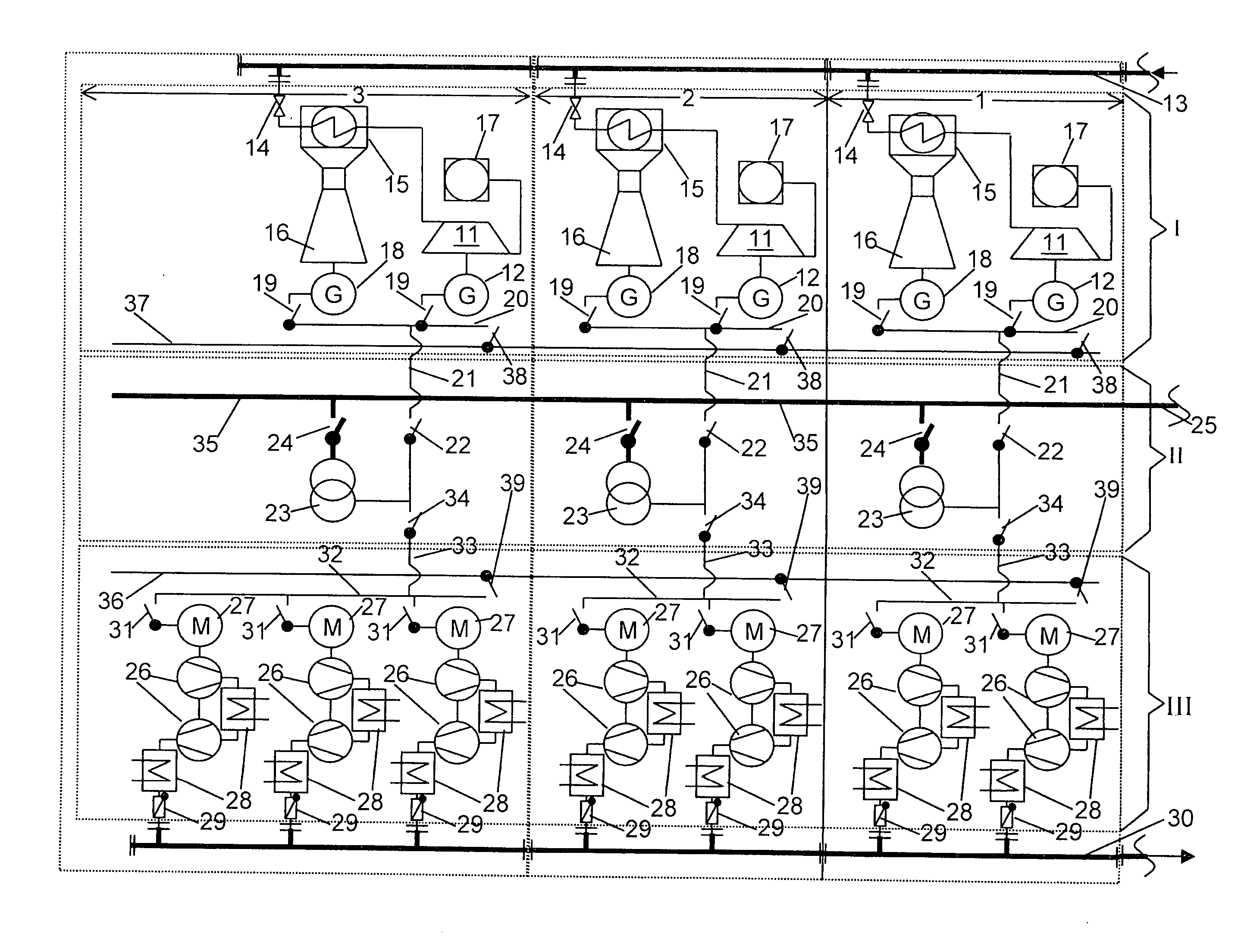 Power-station installation