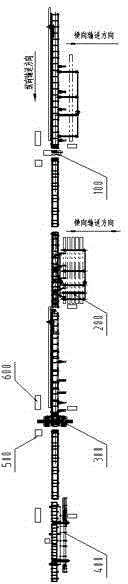 Digital control section steel sawing, drilling and welding integrated production line