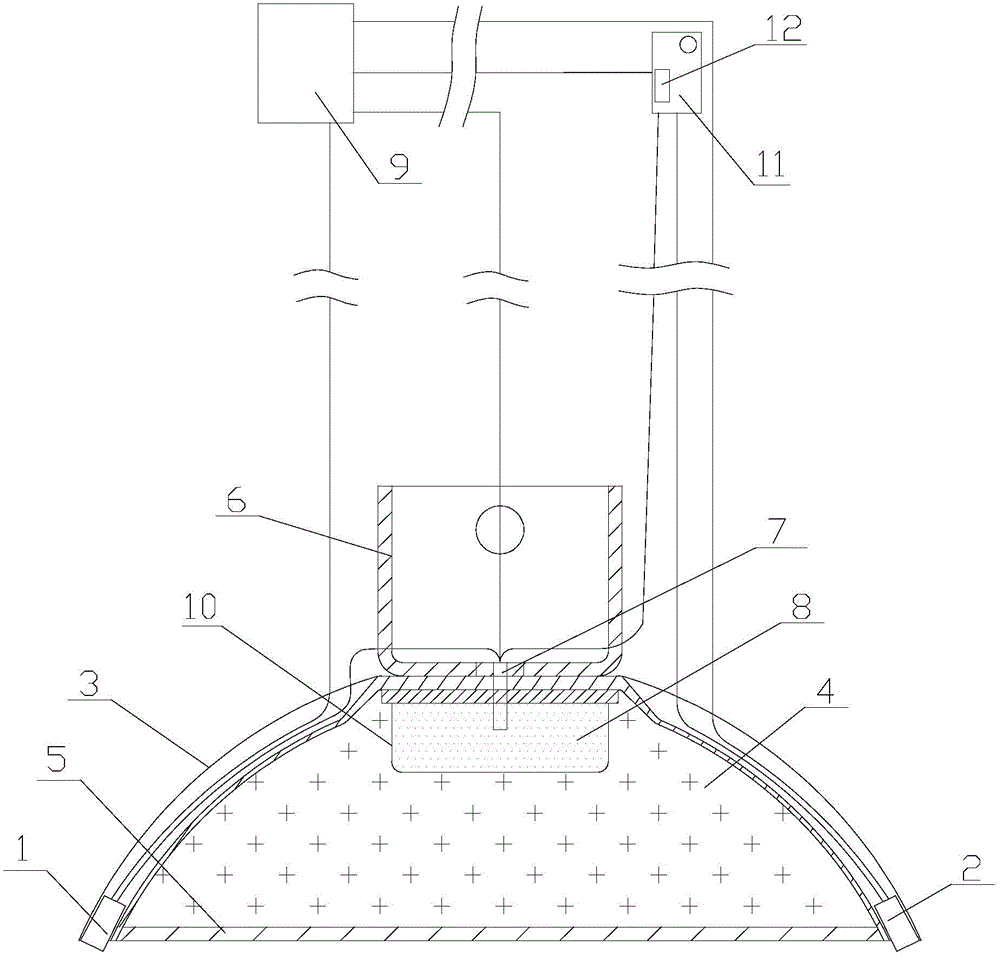 An automatic fire extinguishing device