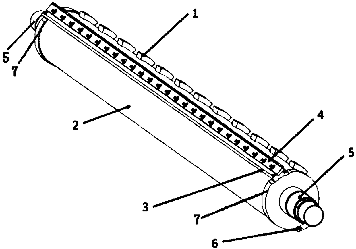 Corrugated paper cross cutting machine knife roller