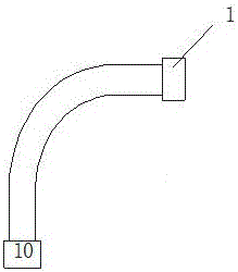 Line pipe butt joint elbow