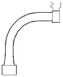 Line pipe butt joint elbow