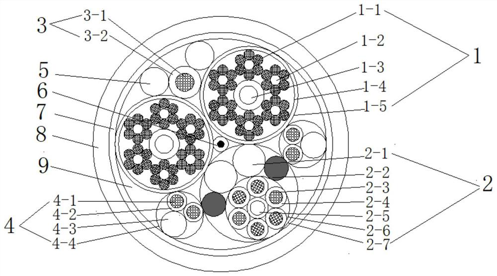 Intelligent monitoring liquid-cooling high-power charging cable for new energy automobile and production process