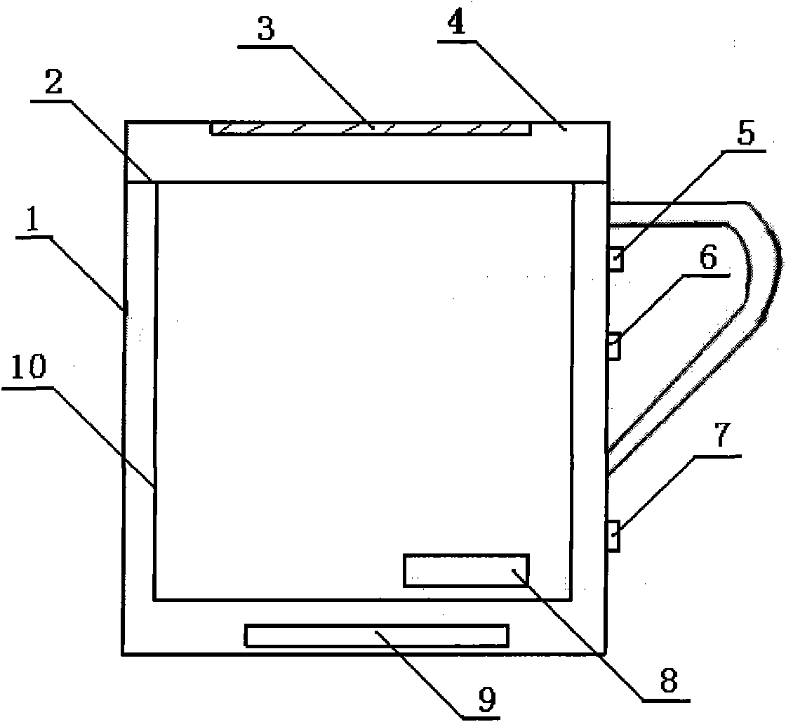 Self-heating electric heat insulated cup