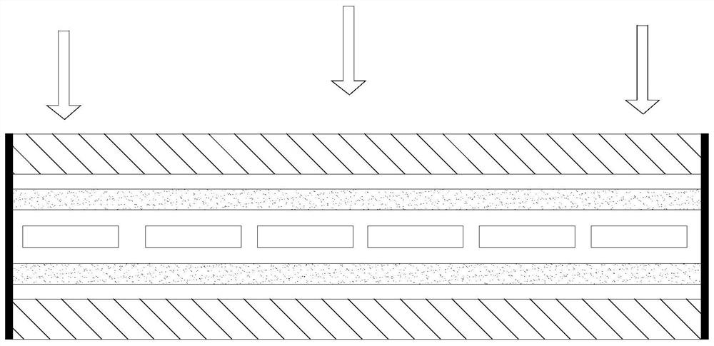 Single-cavity frameless laminated double-glass assembly and laminating method thereof