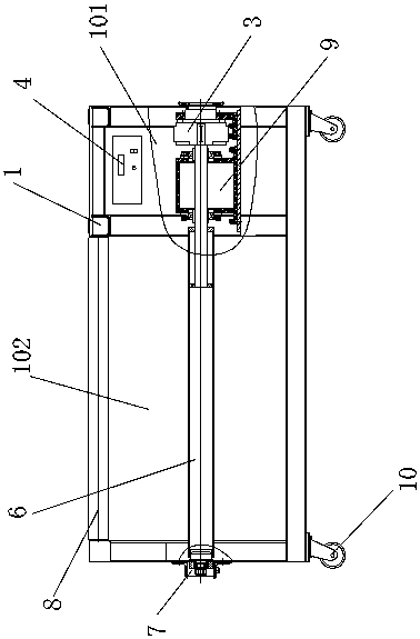 Abrasive paper waste automatic winding device