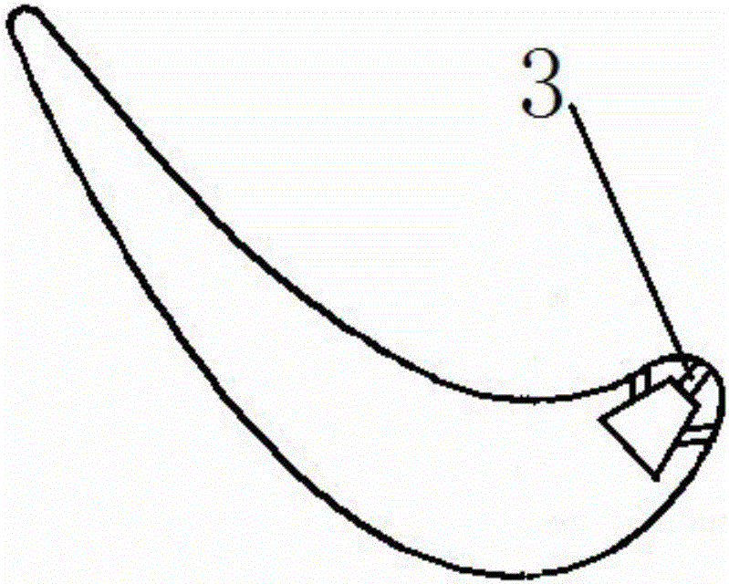 Step-shaped shrinkage air film hole structure