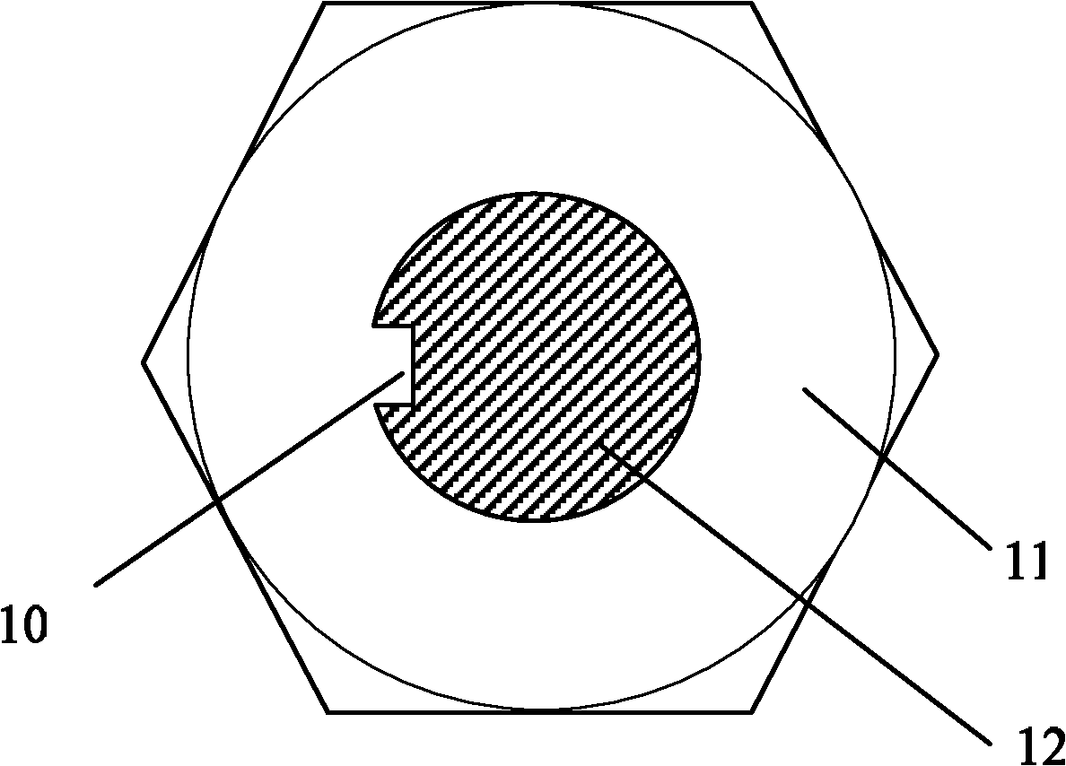 Frame earth stud of solar photovoltaic module capable of eliminating oxide layer