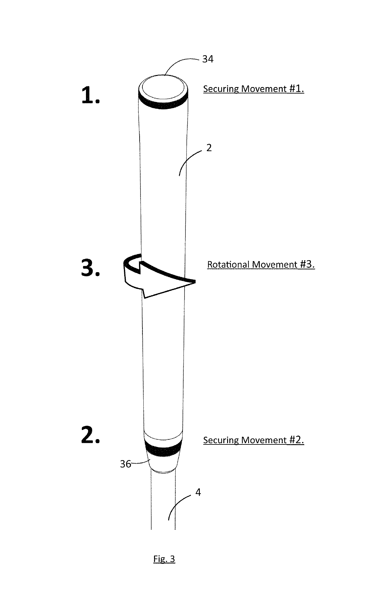 Removable and reattachable golf club grip