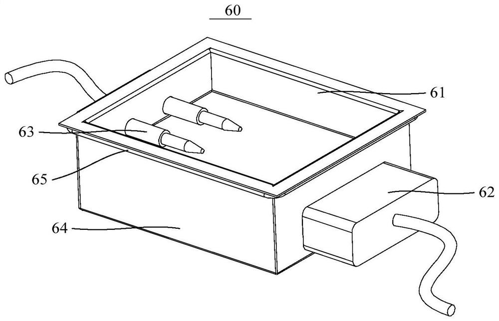 Smoke exhaust device and combined equipment with smoke exhaust device and cooking bench