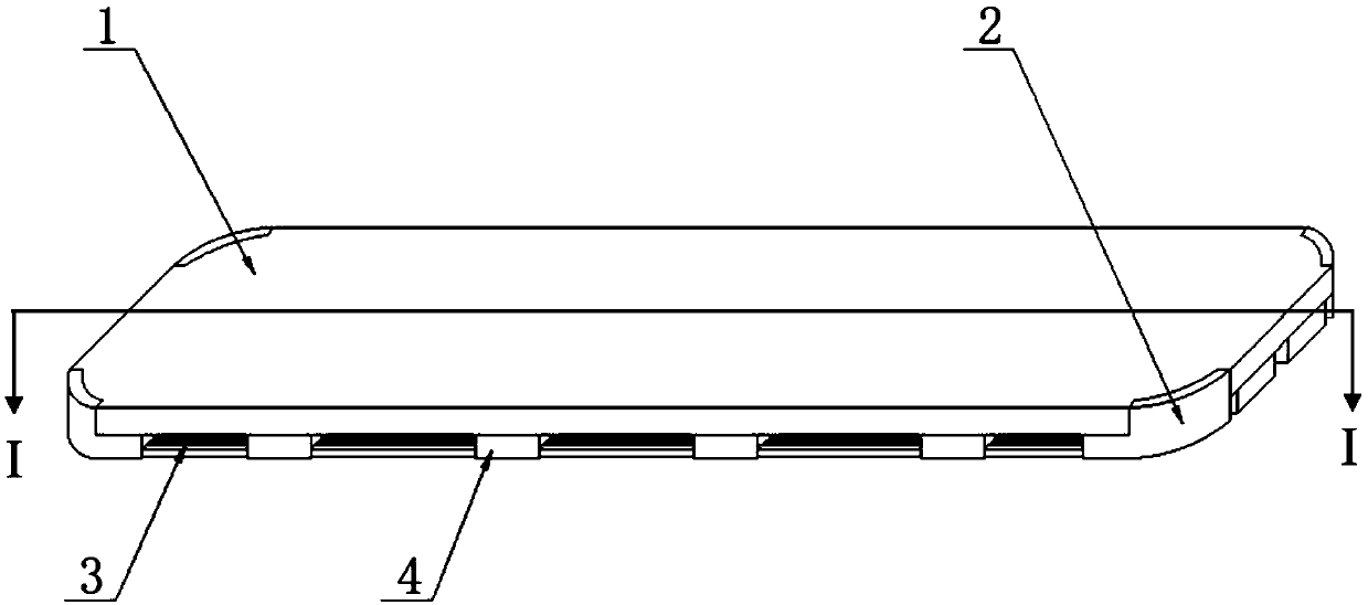 Display screen packaging structure