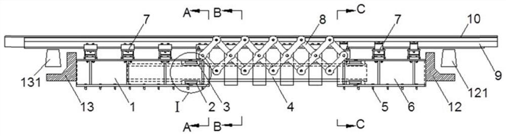 Beam-rail integrated expansion device and design method for long-span railway steel bridge