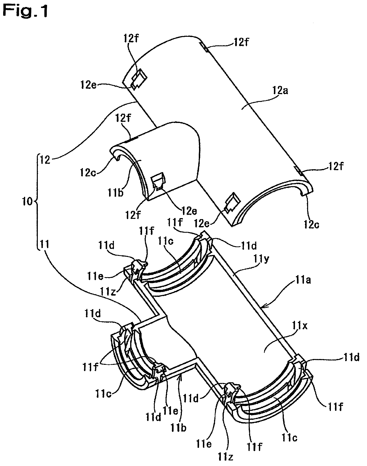 Protector for wire harness