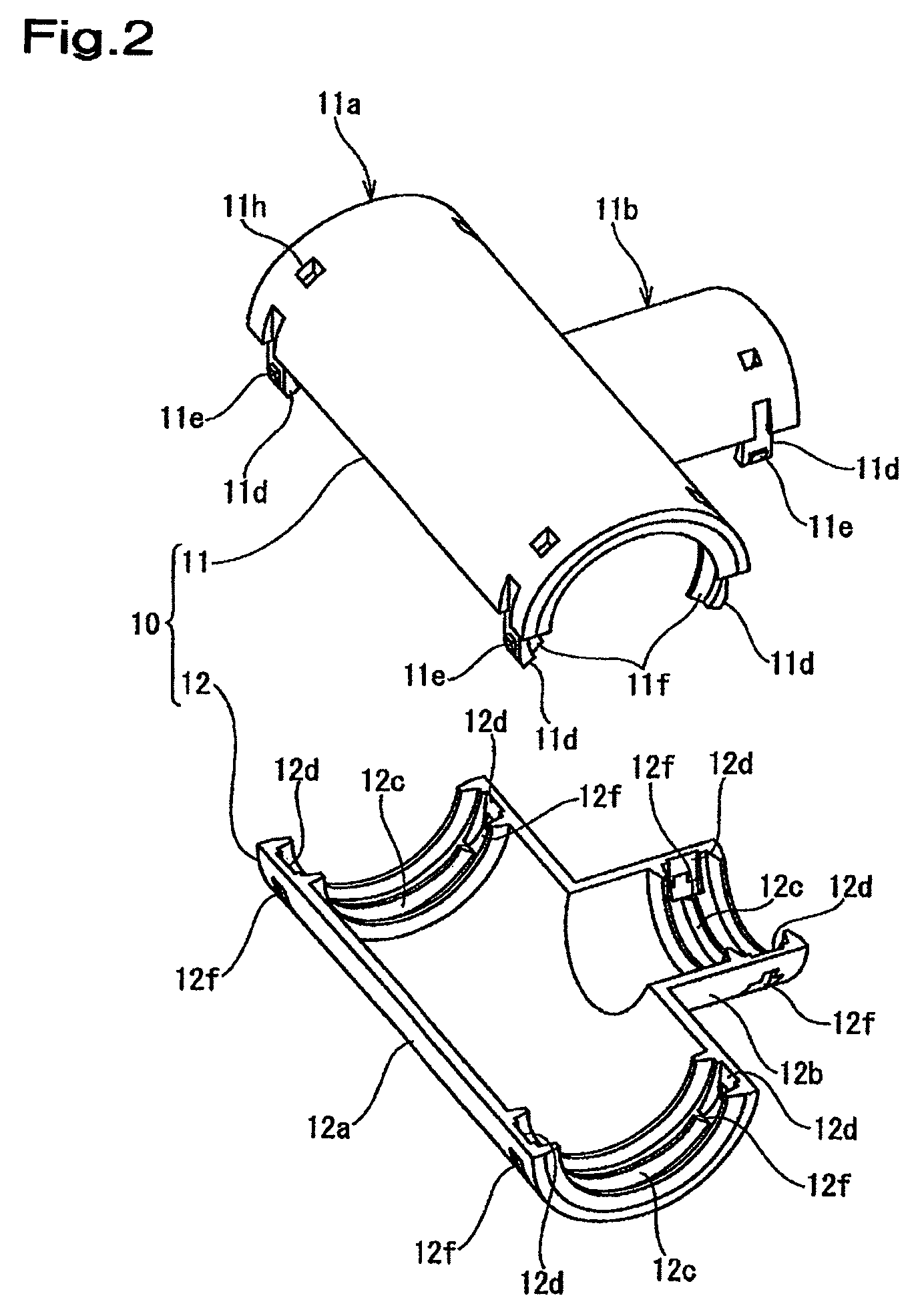 Protector for wire harness