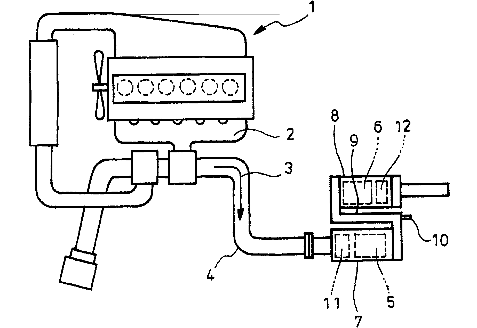 Exhaust gas purifying apparatus