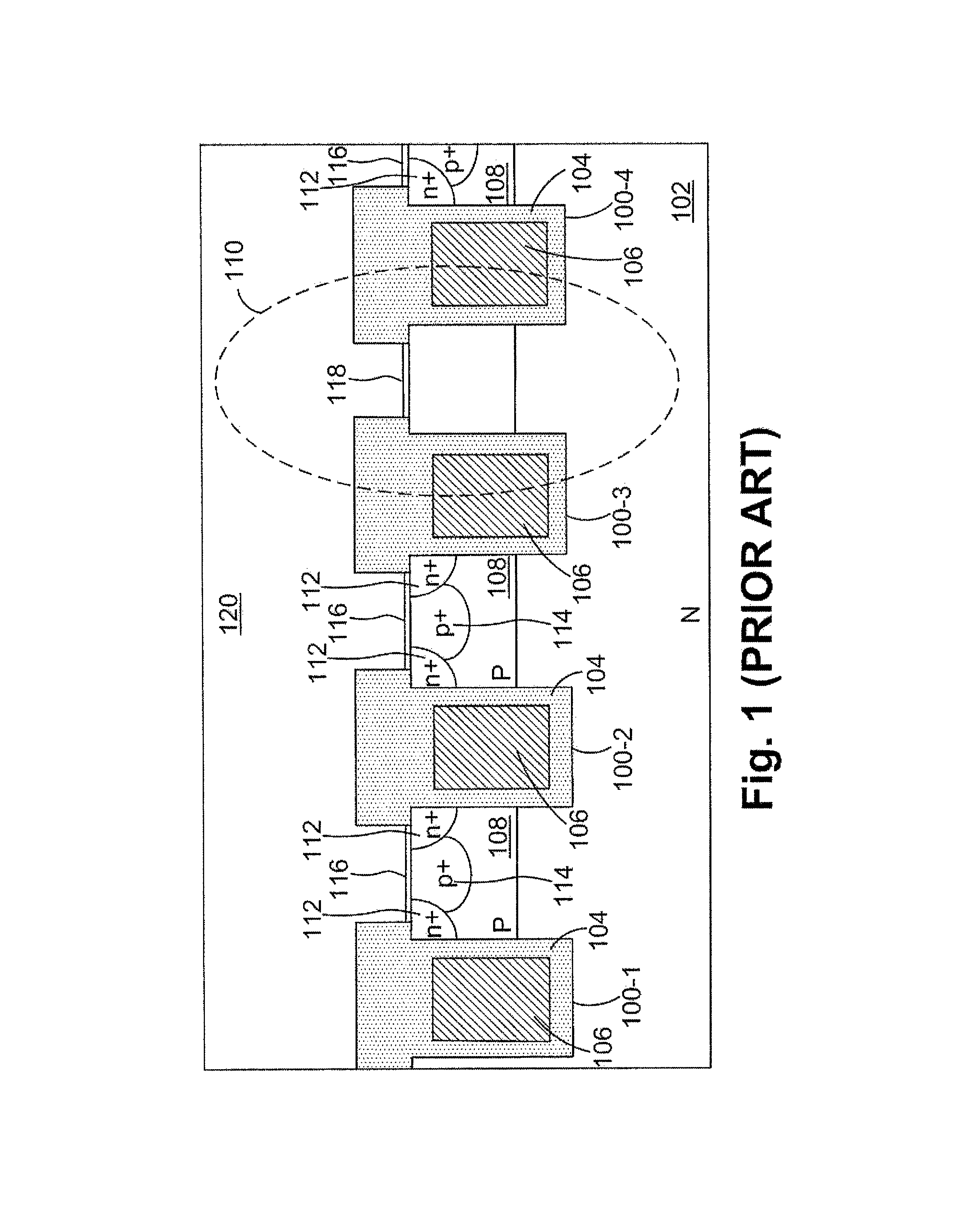 Low Qgd trench MOSFET integrated with schottky rectifier