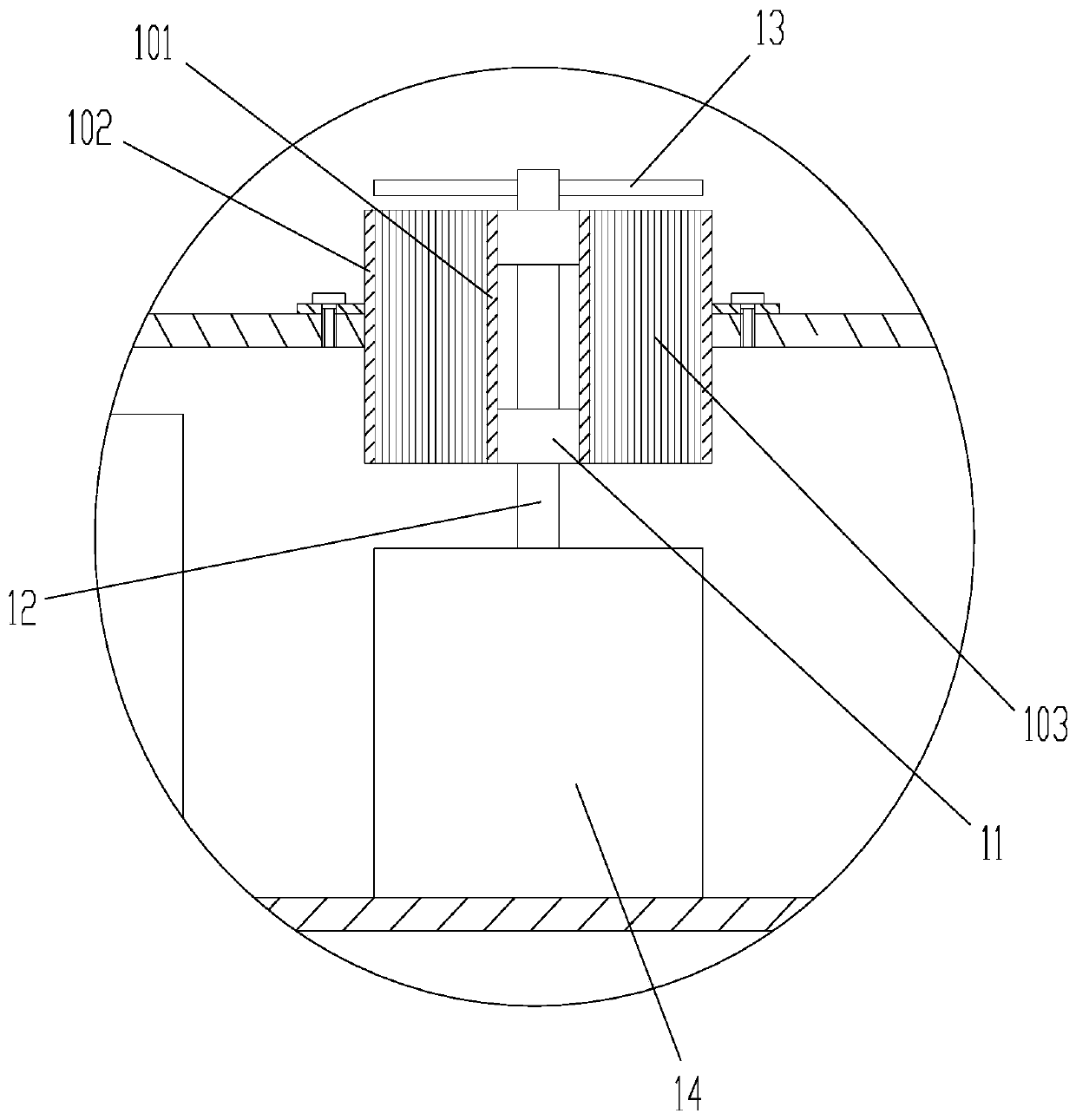 A nanobubble flotation device