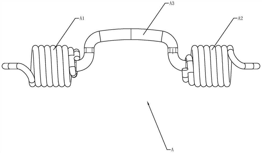 Production process of large truck hub brake spring A