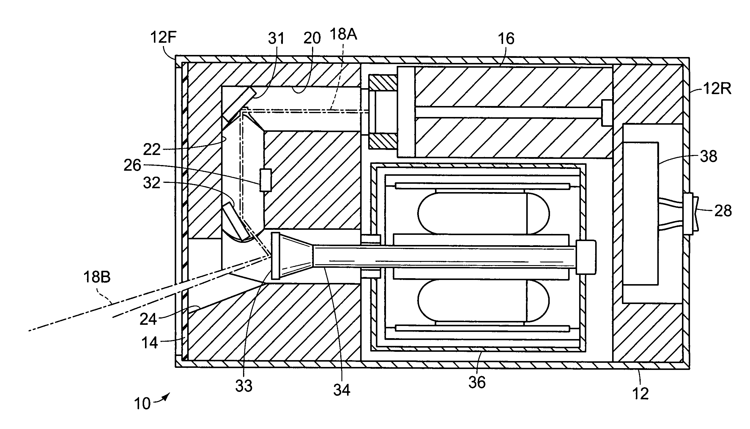 Automotive laser illumination module and system