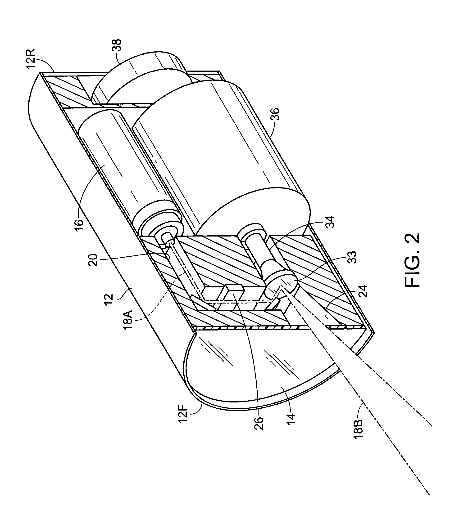 Automotive laser illumination module and system