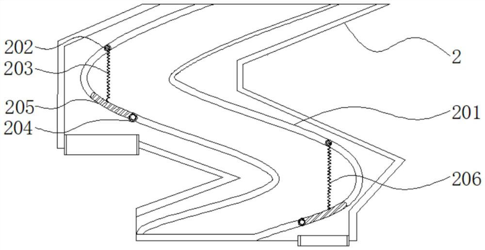 A kind of environment-friendly solid waste treatment device with classification structure and compressible