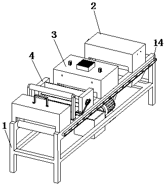 Skin care product production external package disinfection and sterilization device