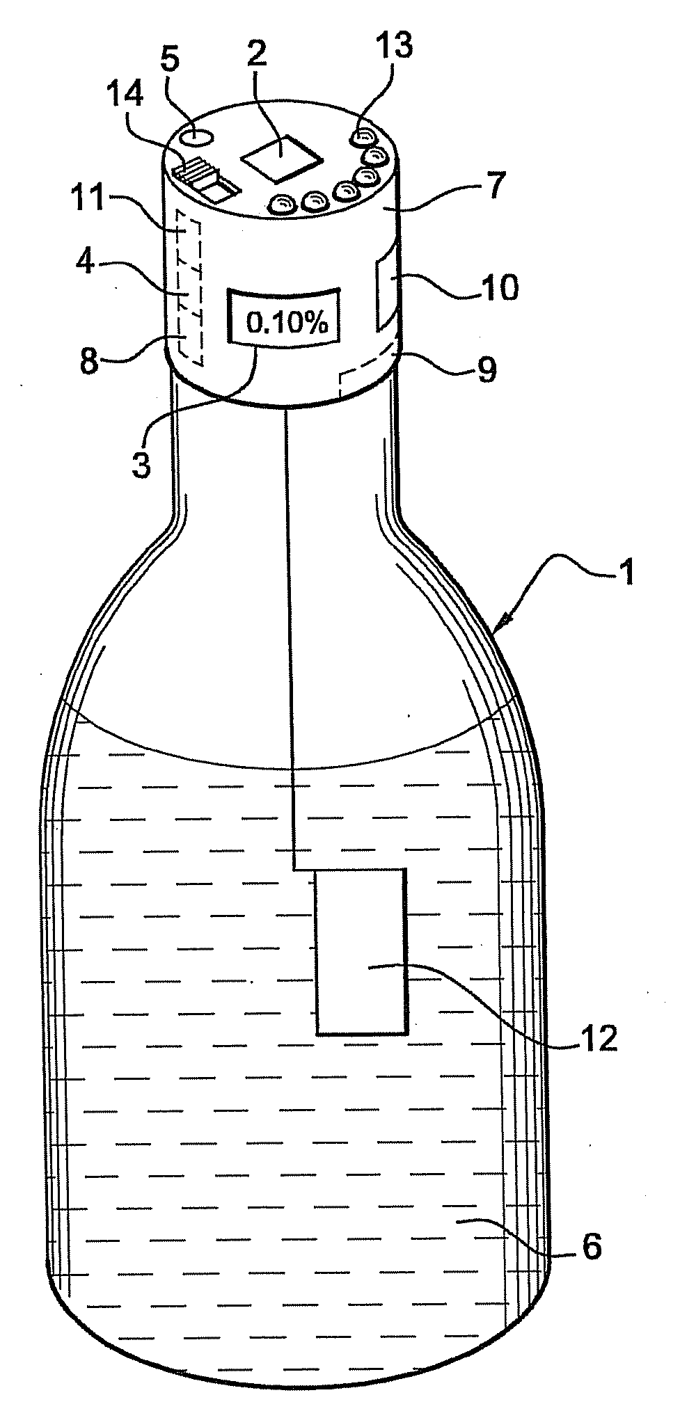 Packaging Comprising Intergrated Sensor