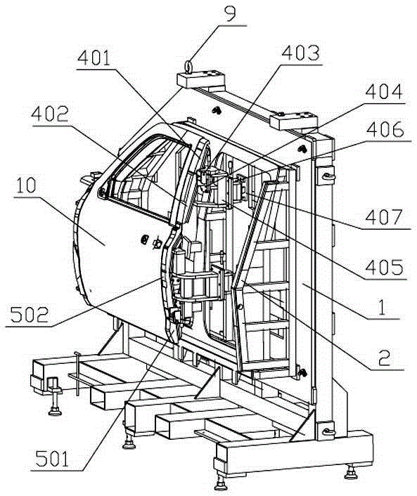 Combined multifunctional vehicle door testing tool