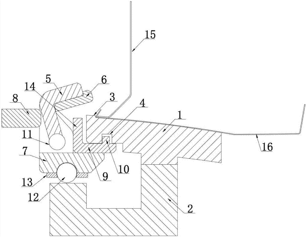 Automobile door fender binding tool