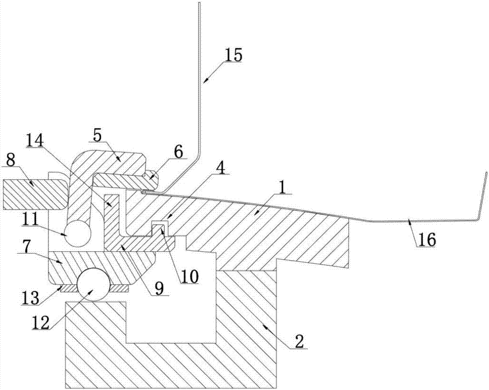 Automobile door fender binding tool