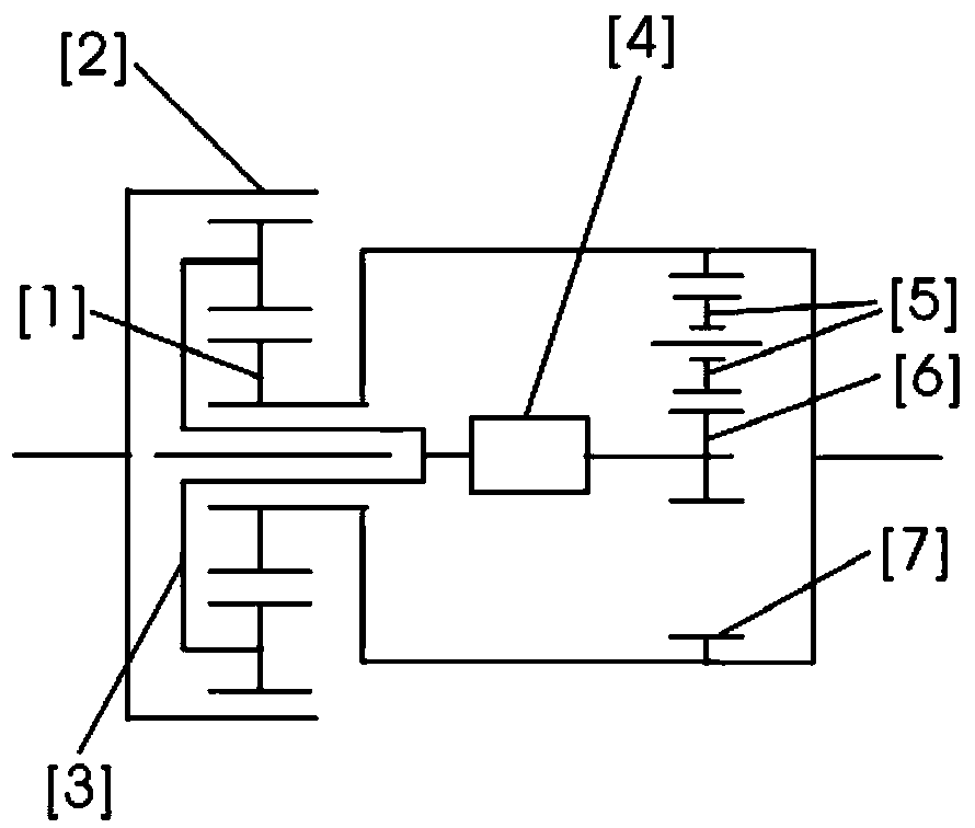 Multi-path driving continuous variable transmission for planetary gear