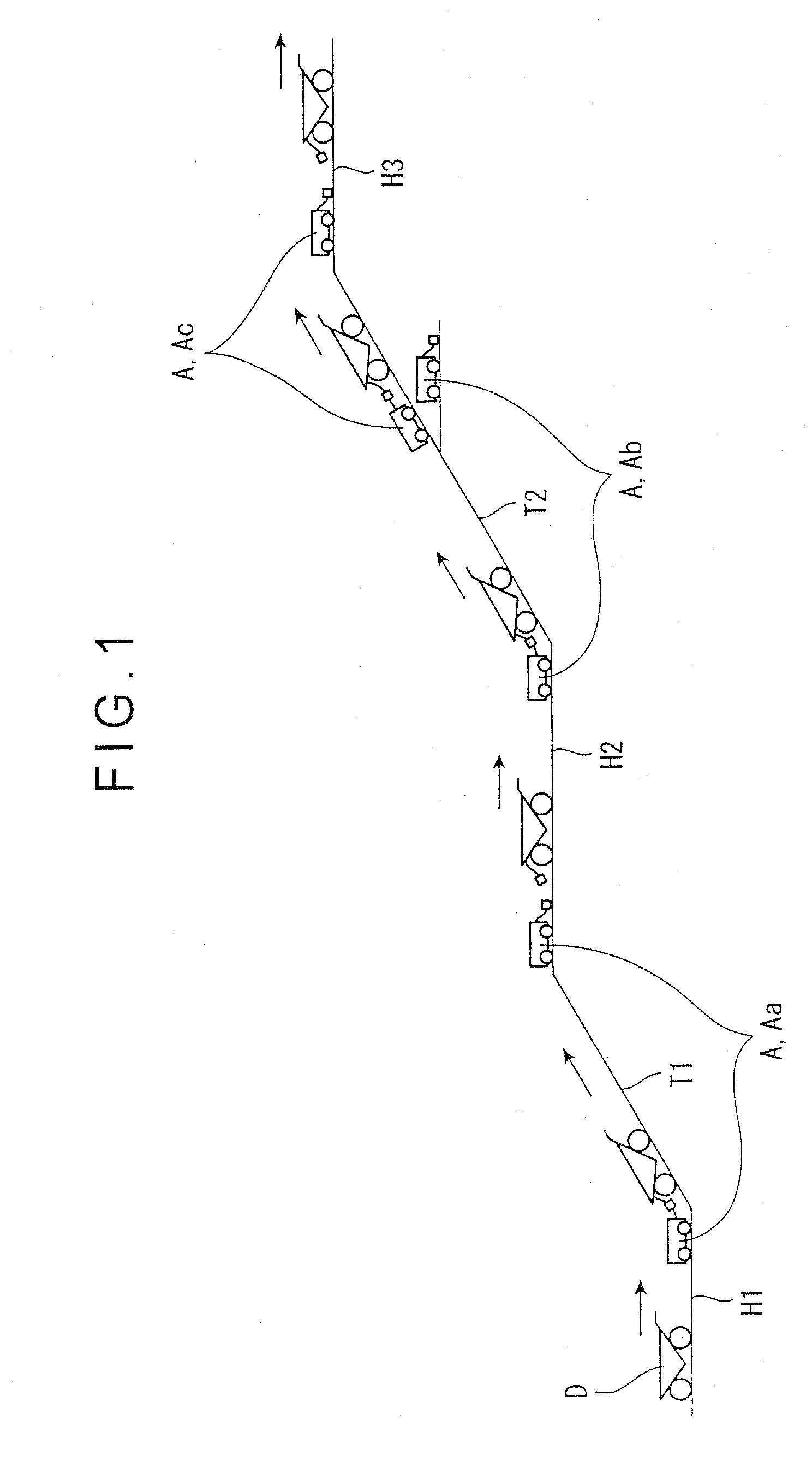 Traveling system for a driving vehicle