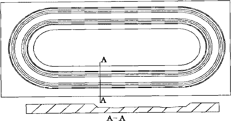 Sealing packing for steam chamber of tire vulcanizer and method for producing same