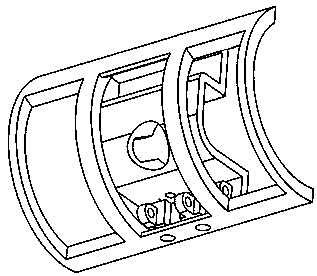 Flexible crawling robot with magnetic control variable friction and variable leg length functions